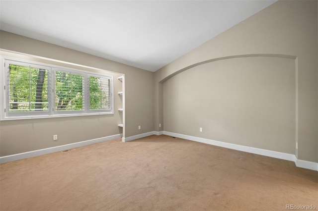 1635 N Franklin St, Denver, CO 80218 - empty room with carpet flooring and baseboards