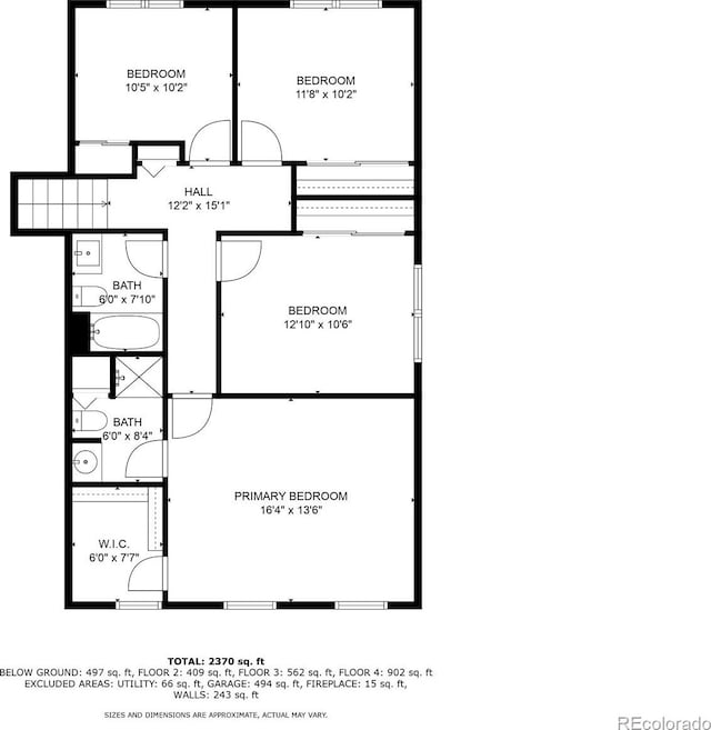 1005 S Lewiston Way, Aurora, CO 80017 - home floor plan