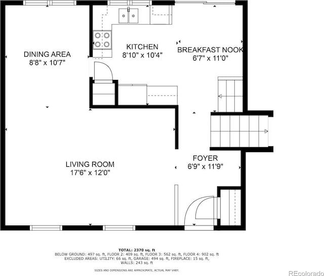 1005 S Lewiston Way, Aurora, CO 80017 - property floor plan