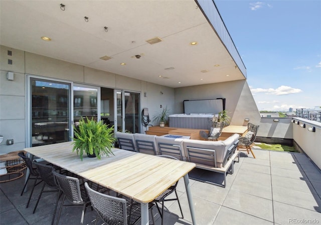1711 Boulder St, Denver, CO 80211 - view of patio featuring an outdoor living space and outdoor dining space