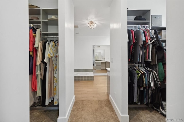 1711 Boulder St, Denver, CO 80211 - spacious closet with carpet flooring