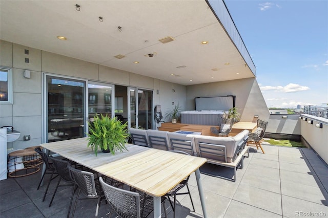 1711 Boulder St, Denver, CO 80211 - view of patio / terrace featuring an outdoor living space