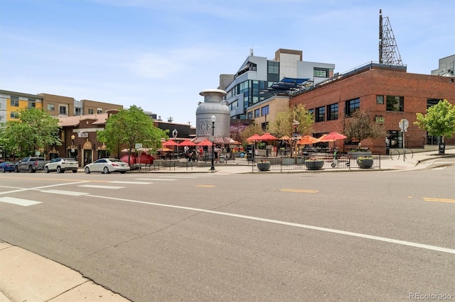 1711 Boulder St, Denver, CO 80211 - view of asphalt street with sidewalks, curbs, and street lighting