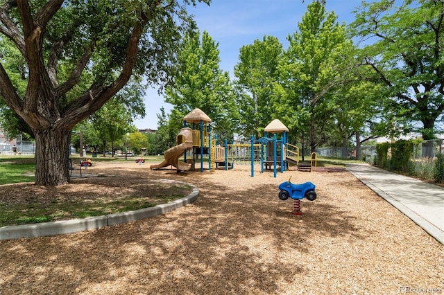 1711 Boulder St, Denver, CO 80211 - community jungle gym with fence