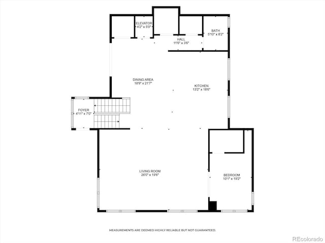 1711 Boulder St, Denver, CO 80211 - home floor plan