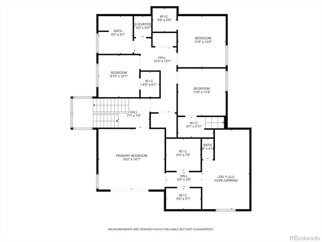 1711 Boulder St, Denver, CO 80211 - floor plan / room layout