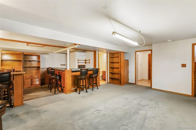 1343 Terri Ln, Woodland Park, CO 80863 - indoor dry bar with light carpet