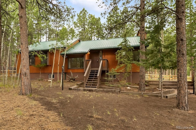 1343 Terri Ln, Woodland Park, CO 80863 - back of house featuring a metal roof