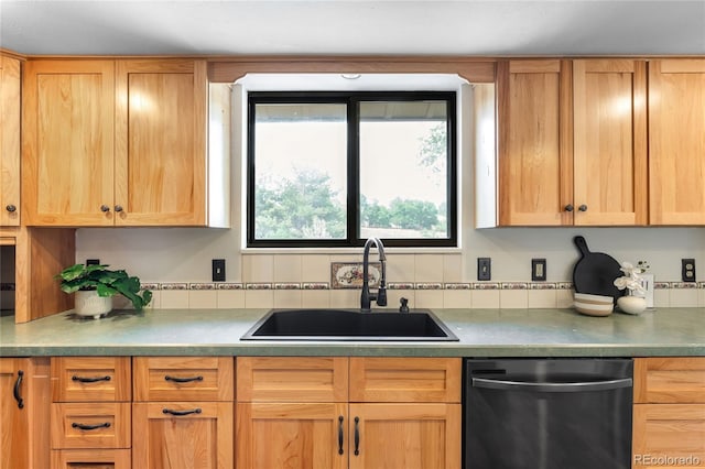 7603 W Coal Mine Pl, Littleton, CO 80128 - kitchen featuring stainless steel dishwasher and tasteful backsplash