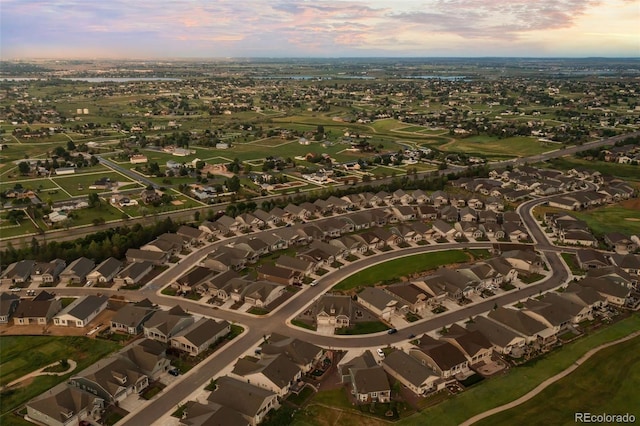 birds eye view of property featuring a residential view