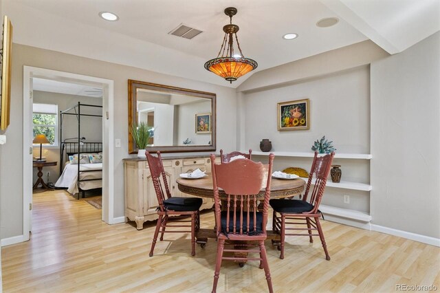 901 S Leyden St, Denver, CO 80224 - dining space featuring light wood-style flooring and recessed lighting