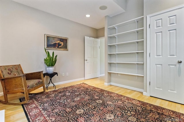 901 S Leyden St, Denver, CO 80224 - sitting room with wood finished floors and baseboards