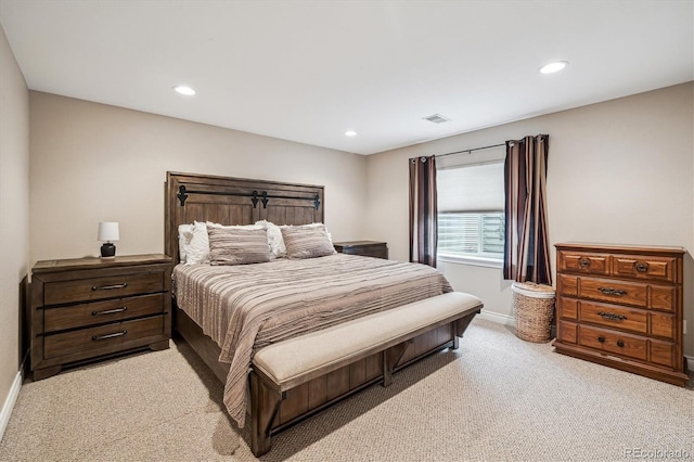1844 S Jay Way, Lakewood, CO 80232 - bedroom with light carpet, baseboards, and recessed lighting
