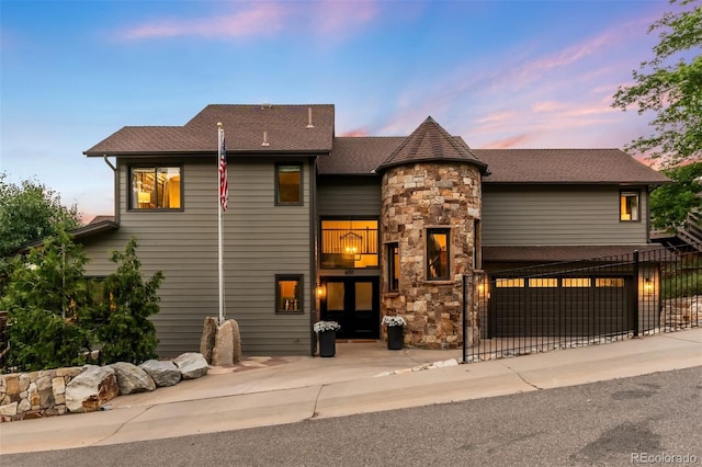 600 Cascade Dr, Golden, CO 80403 - view of front of home featuring stone siding