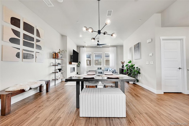 1575 W 68th Ave, Denver, CO 80221 - office area featuring a chandelier and light wood-style floors