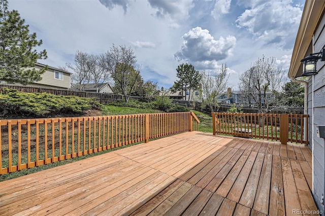 1758 S Ensenada St, Aurora, CO 80017 - wooden deck featuring a fenced backyard