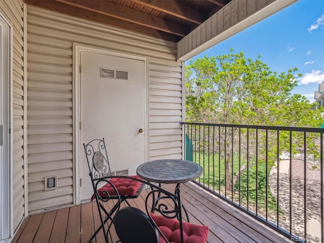 12348 W Dorado Pl Unit 204, Littleton, CO 80127 - view of wooden terrace