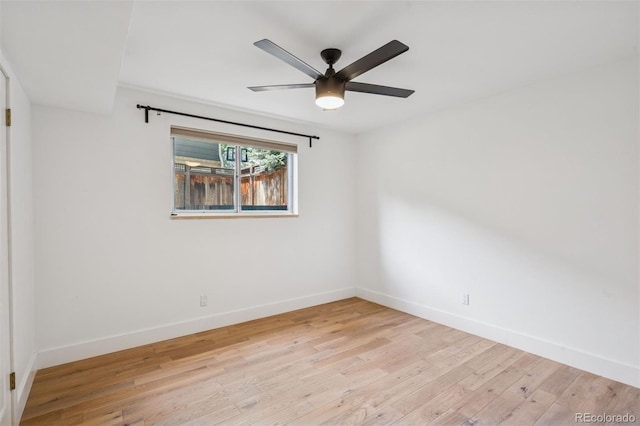 4634 W Tufts Cir, Denver, CO 80236 - spare room with wood-type flooring and ceiling fan
