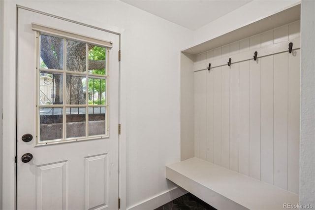 4634 W Tufts Cir, Denver, CO 80236 - mudroom with baseboards