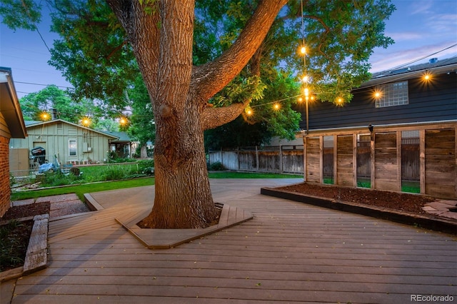 4634 W Tufts Cir, Denver, CO 80236 - view of wooden deck