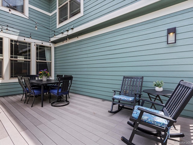 5445 Verbena St, Denver, CO 80238 - deck with outdoor dining space