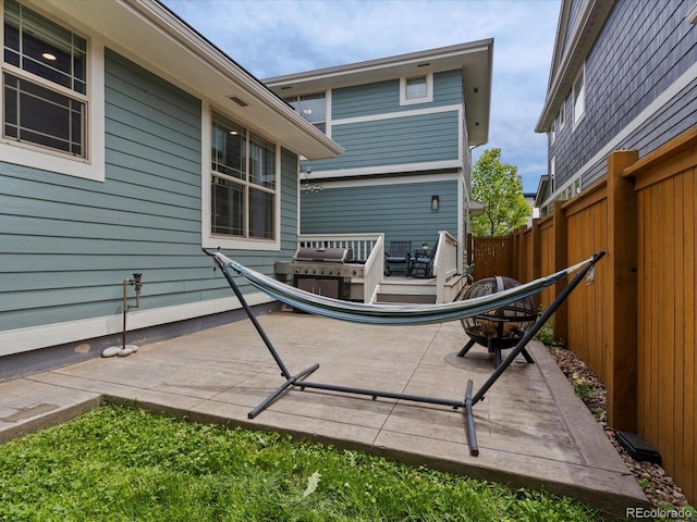 5445 Verbena St, Denver, CO 80238 - view of patio / terrace featuring a deck