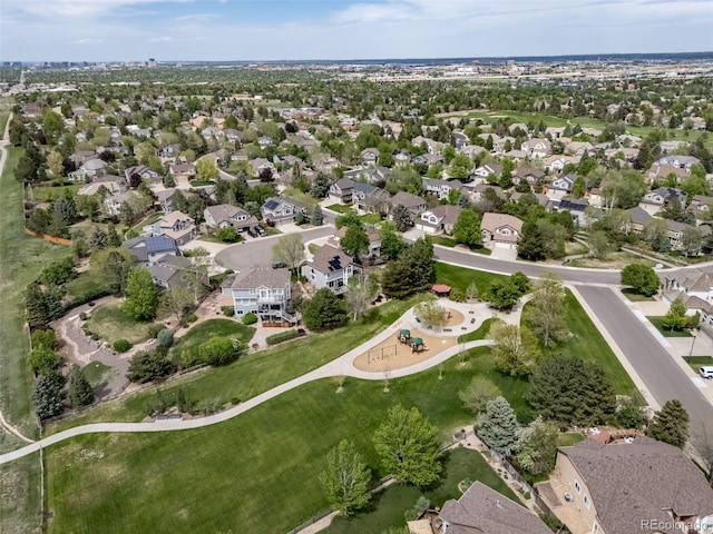 9548 La Quinta Dr, Lone Tree, CO 80124 - aerial view of property's location with nearby suburban area