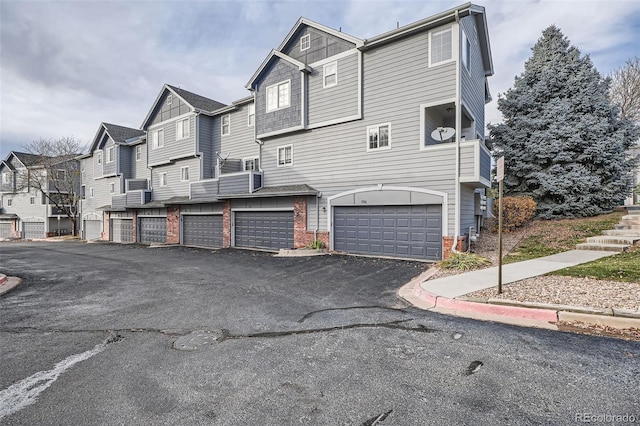 exterior space featuring a garage