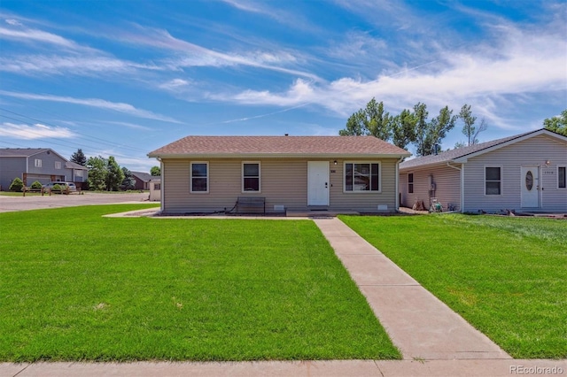 1418 5th St, Fort Lupton, CO 80621 - ranch-style home featuring a front yard
