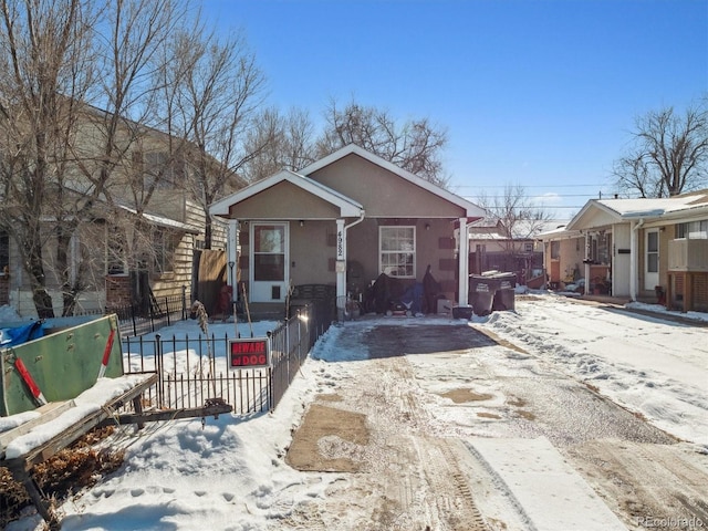 view of front of property