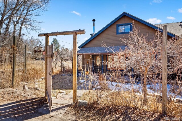 400 W Galena, Moffat, CO 81131 - view of property exterior featuring roof with shingles