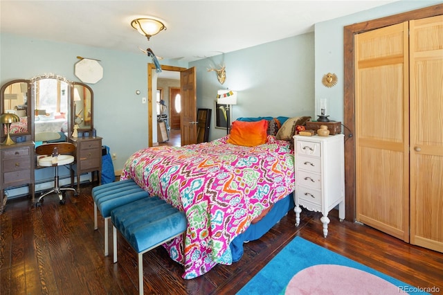 400 W Galena, Moffat, CO 81131 - bedroom with dark wood finished floors