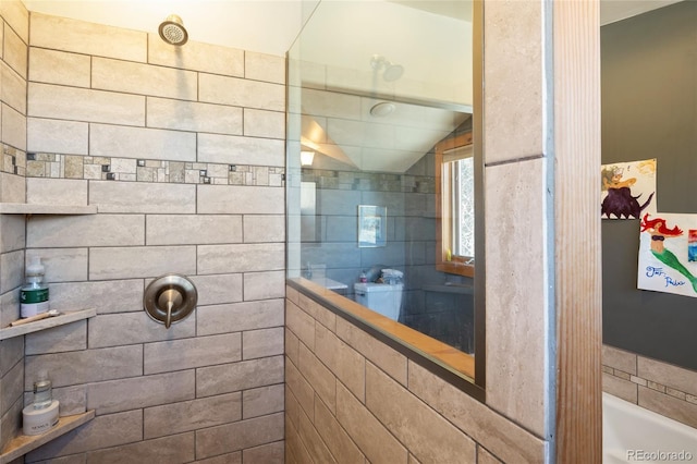 400 W Galena, Moffat, CO 81131 - full bathroom featuring a walk in shower and a tub to relax in