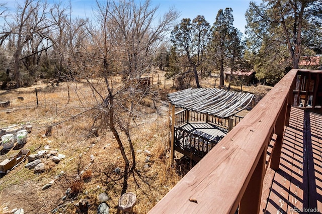 400 W Galena, Moffat, CO 81131 - view of wooden terrace