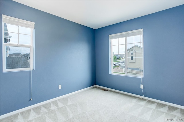 5546 Echo Hollow St, Castle Rock, CO 80104 - carpeted spare room with plenty of natural light and baseboards