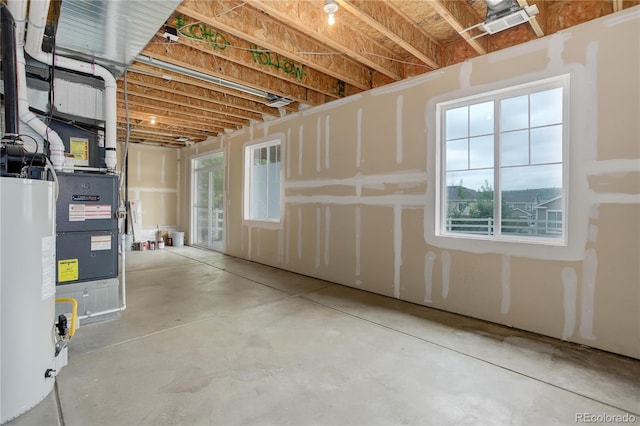 5546 Echo Hollow St, Castle Rock, CO 80104 - below grade area with gas water heater