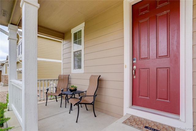 5546 Echo Hollow St, Castle Rock, CO 80104 - doorway to property with covered porch