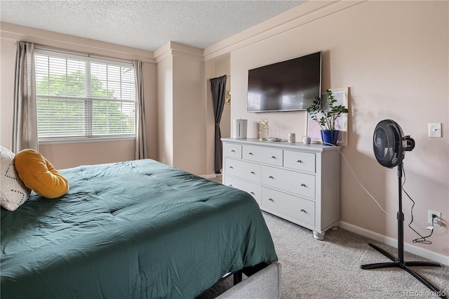 2249 Weatherstone Cir, Highlands Ranch, CO 80126 - bedroom with light colored carpet and a textured ceiling