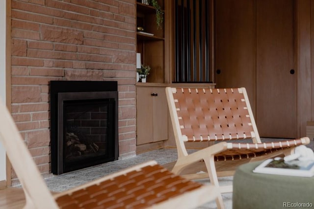 3400 Moore St, Wheat Ridge, CO 80033 - detailed view of a fireplace with raised hearth
