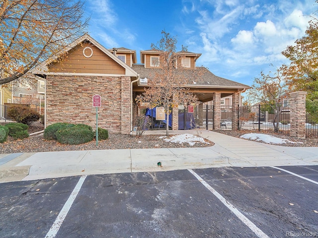 view of front of home