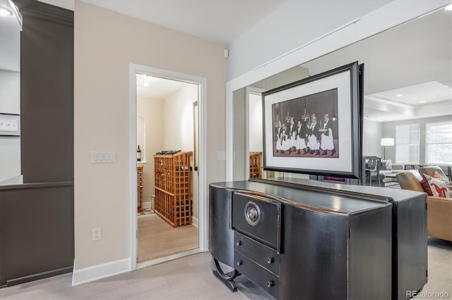 7834 Vallagio Ln, Englewood, CO 80112 - hallway featuring baseboards and recessed lighting