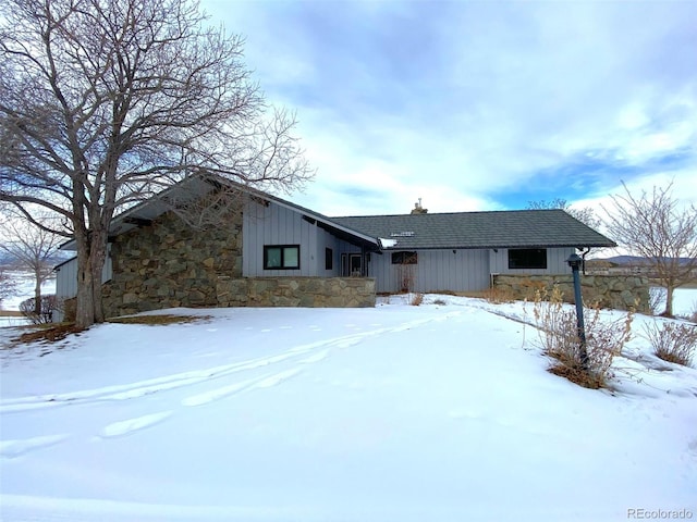 view of front of home