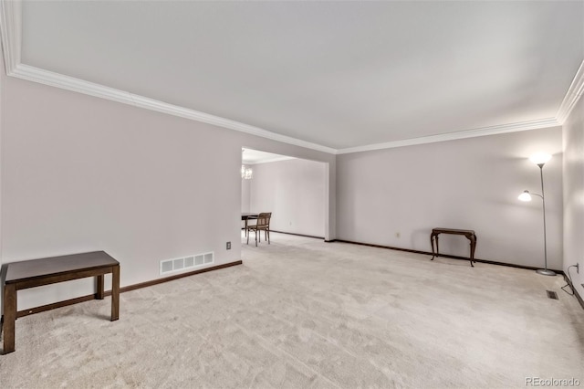 9420 Mcgill Ct, Parker, CO 80134 - empty room featuring crown molding and carpet