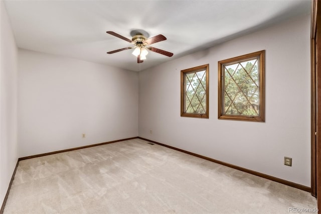 9420 Mcgill Ct, Parker, CO 80134 - spare room with light carpet and a ceiling fan