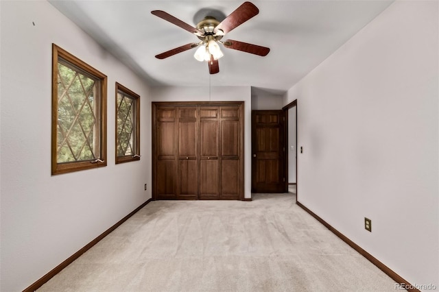9420 Mcgill Ct, Parker, CO 80134 - unfurnished bedroom featuring light carpet and a ceiling fan