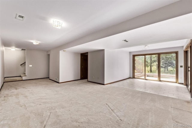 9420 Mcgill Ct, Parker, CO 80134 - spare room with light colored carpet and stairway