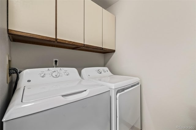 9420 Mcgill Ct, Parker, CO 80134 - laundry room with cabinet space and washer and dryer