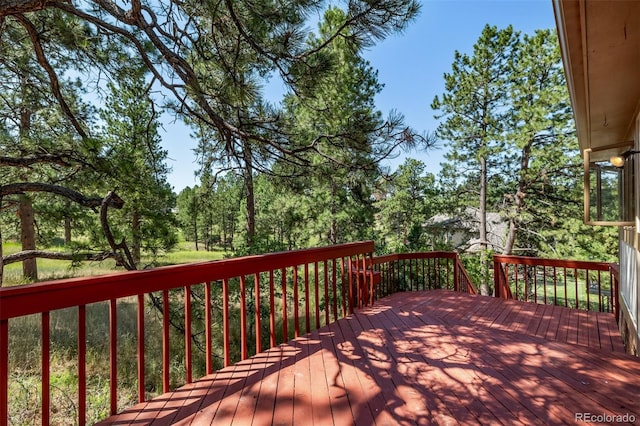 9420 Mcgill Ct, Parker, CO 80134 - view of wooden terrace