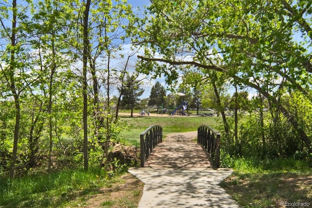 view of property's community