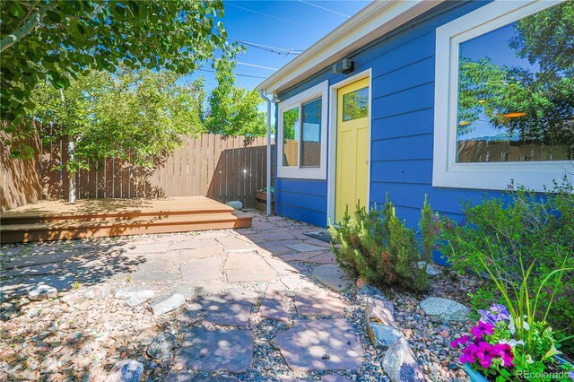 323 W 8th St, Salida, CO 81201 - view of patio / terrace with a deck